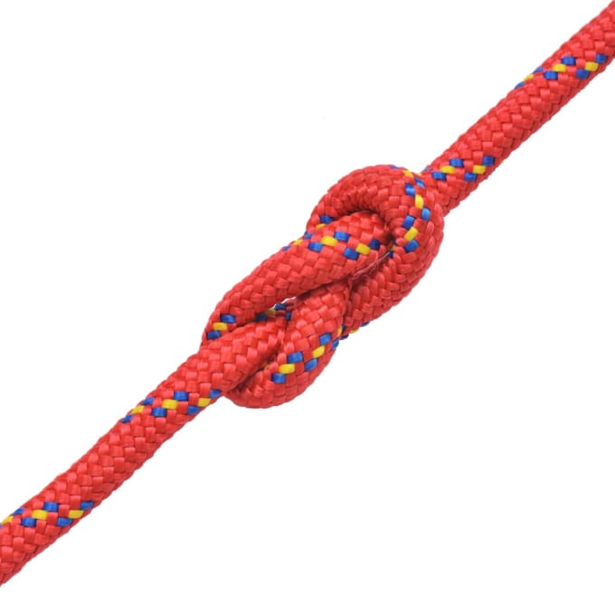 vidaXL - Boot - touw - 16 - mm - 50 - m - polypropyleen - rood