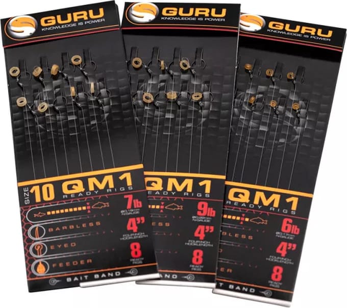 Guru - Onderlijn QM1 Bait Bands 4" - 10cm - Guru