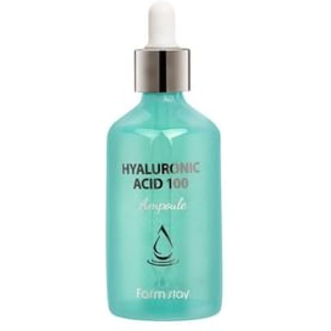 Farm Stay Acide Hyaluronique 100 Ampoule 100ml BOUTIQUE AUTHENTIQUE blue