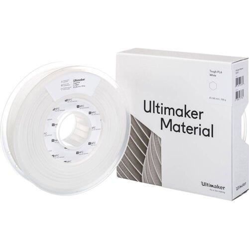 UltiMaker Filament Tough Tough PLA Slagvast 2.85 mm Wit 750 g