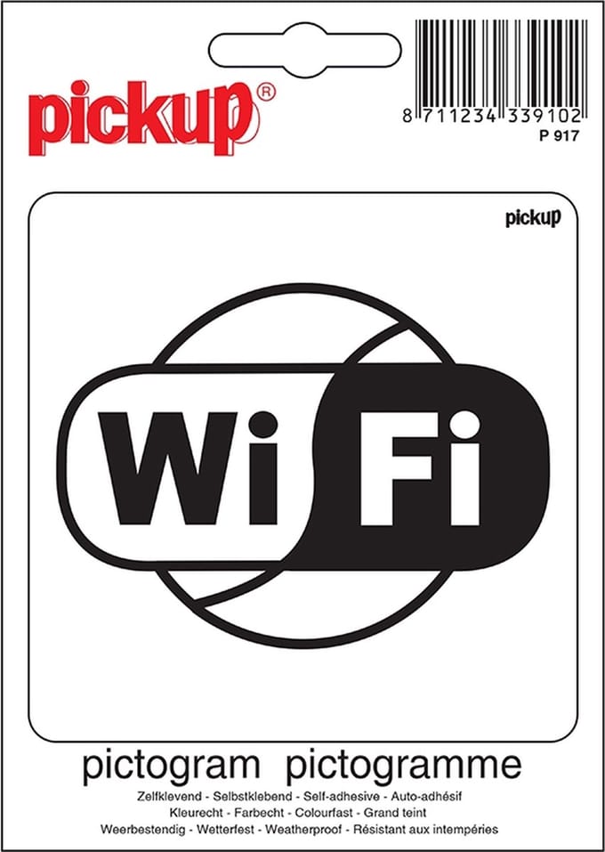 Pickup Pictogram 10x10 cm - Wifi