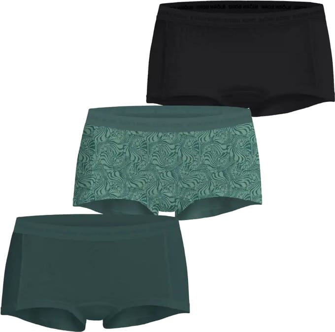 Bjorn Borg Björn Borg 3-Pack dames boxershorts - Everyday cotton - Groen - Groene Combi / 2XL