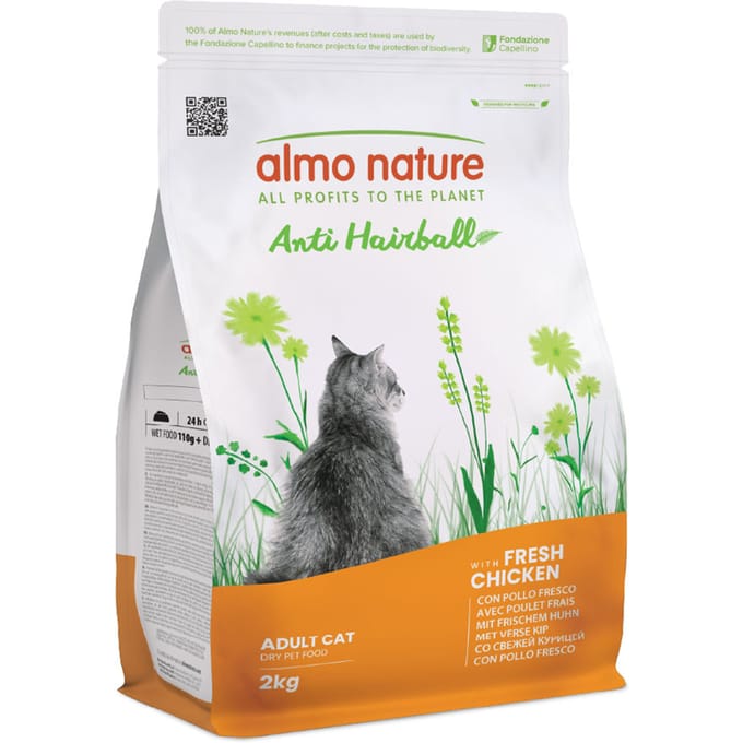 Almo Nature Holistic Droogvoer met Anti-Haarbal formule - Kip 2 kg