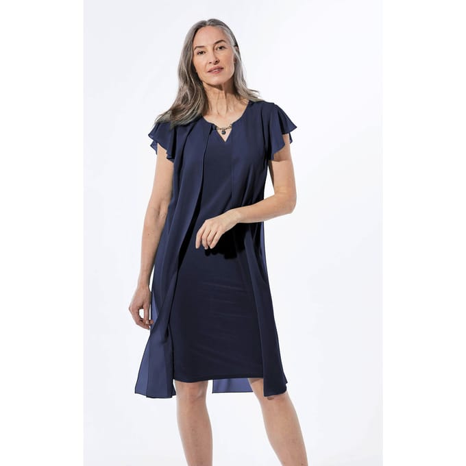 Jurk - marine - Gr. 23 van Goldner Fashion