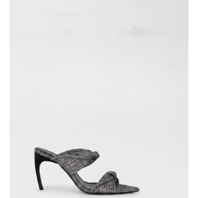 IRO Paris Twisty Glitter Mules Silver/black Taglia: 37 | Tacchi Alti Outlet | Donna | Grigio