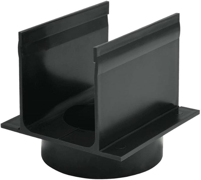 Garden Drain verbindingsstuk met onderuitlaat ø80mm