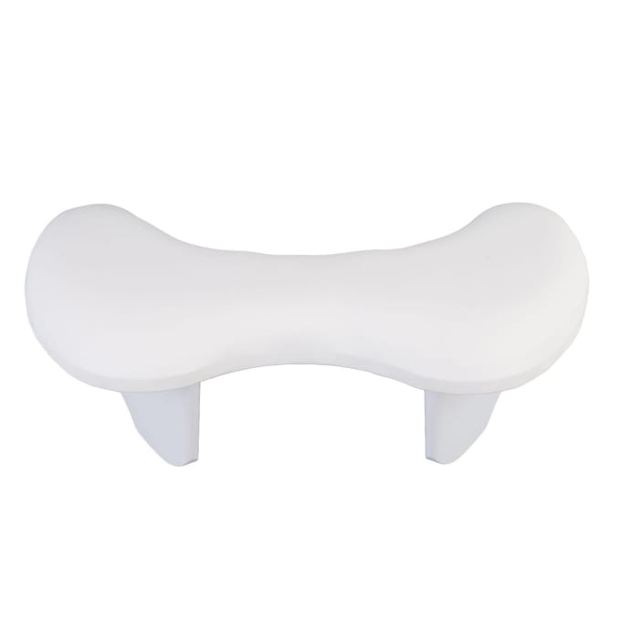 Nails Tech Armsteun Afneembare U-vormige Helling Manicure Handkussen PU Leer Nagel Handsteun voor Nagel Salon Tafel wit
