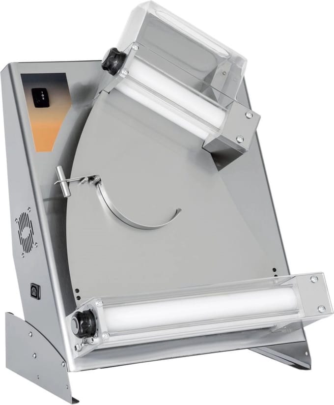 HENDI Elektrische deegroller – instelbare rollers – 26-40 cm diameter – 1-4 mm dikte – 37 kg