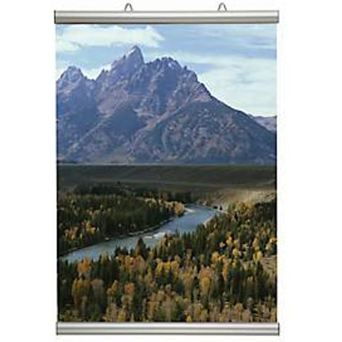 Postersklem - aluminium - lengte 210 mm