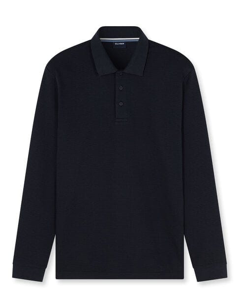 OLYMP Casual Jersey, Marineblauw