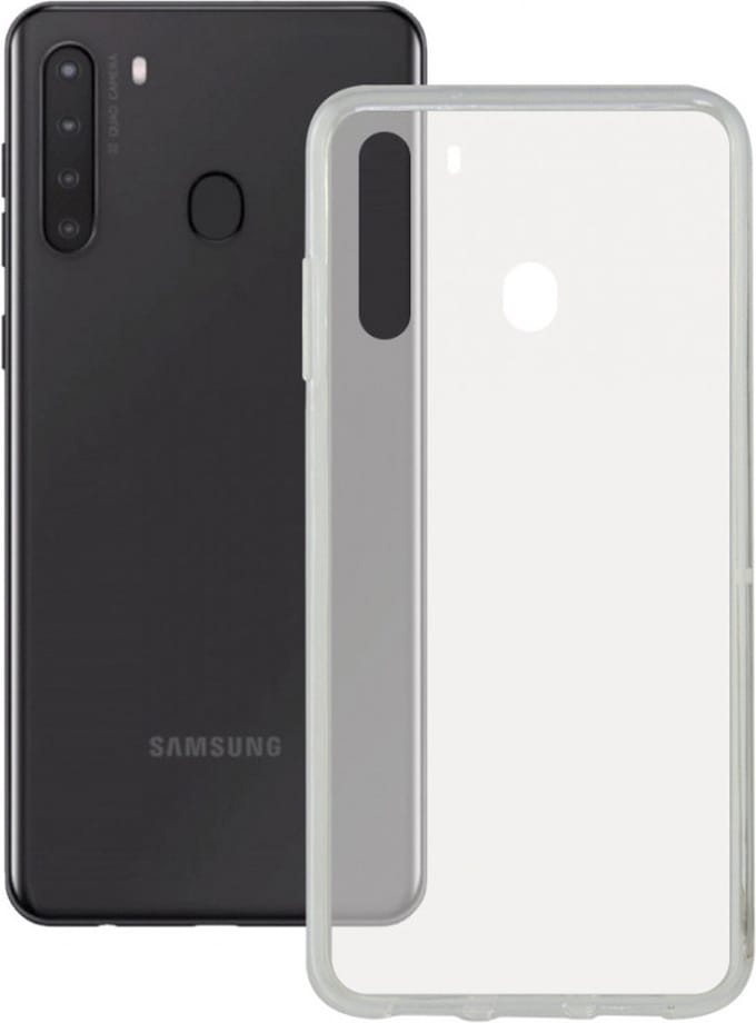 Mobile Phone Case with TPU Edge Samsung Galaxy A21 KSIX Flex