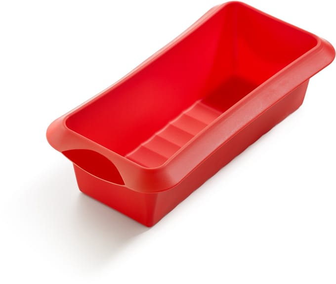 Lékué Cakevorm - Rechthoek - 24 cm - Siliconen - Red