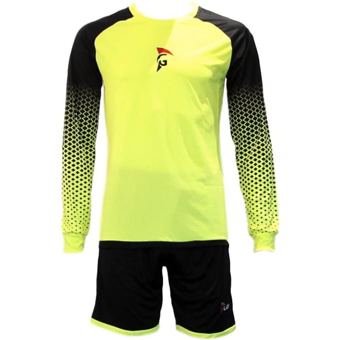 Gladiator Sports Keeperstenue Black Yellow - Keepershandschoenen - Maat S