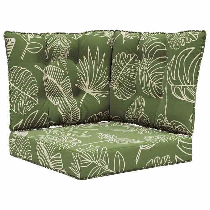 vidaXL - Buitenbankkussen - Polyester - Blad - Design - 50,5 - x - 50,5 - cm