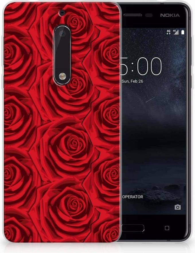 Nokia 5 TPU Case Red Roses