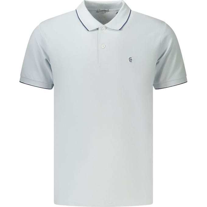 Coveri Moving Azzurro Katoenen Heren Polo