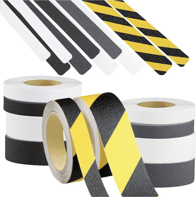 Anti slip tape, universeel, rood 25 mm 18,3 meter