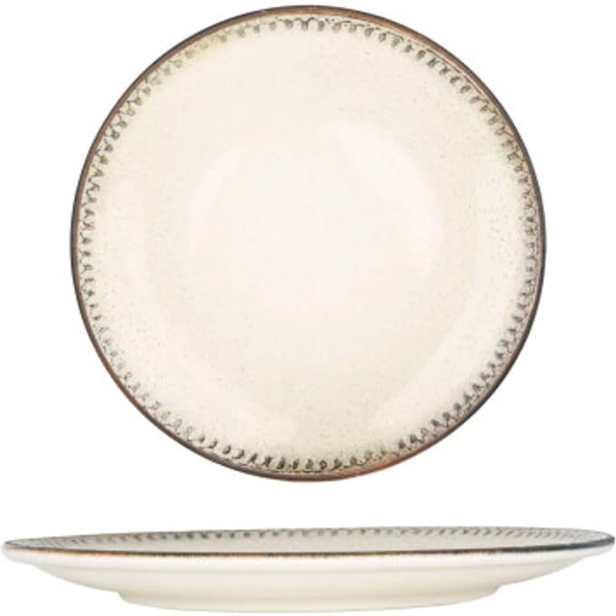 Bonna Dessertbord - Cortado - Porselein - 23 cm - set van 6
