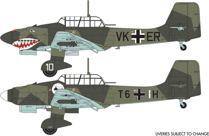Airfix Modelbouwpakket Militaire voertuigen - 03087A Junkers JU87B-1 Stuka Plastic - 1:72 - Modelbouw