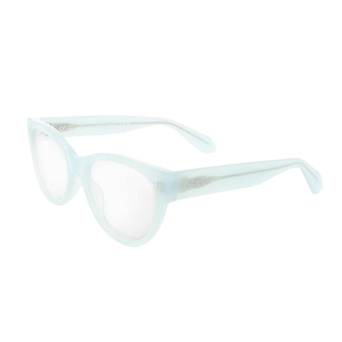 Off White Unisex-bril voor volwassenen, model 57 met logo (Lichtblauw)