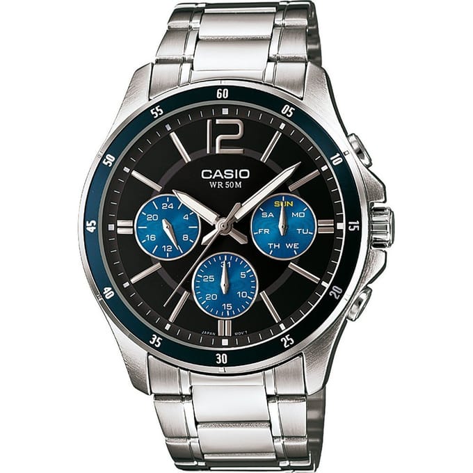 Casio Casio Collection MTP-1374PD-2AVEF Horloge - Staal - Zilverkleurig - Ø 43 mm