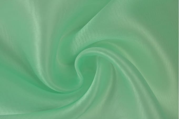 Organza stof - Licht mint - 1 meter - Per meter - 150cm breed