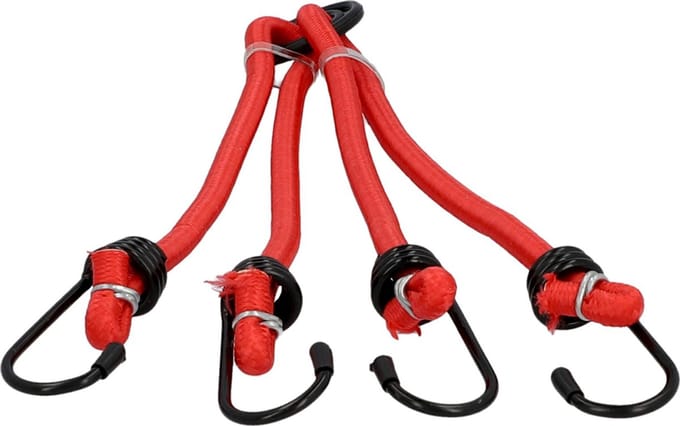 Spanbanden fiets 4-armig, rood, 500 mm