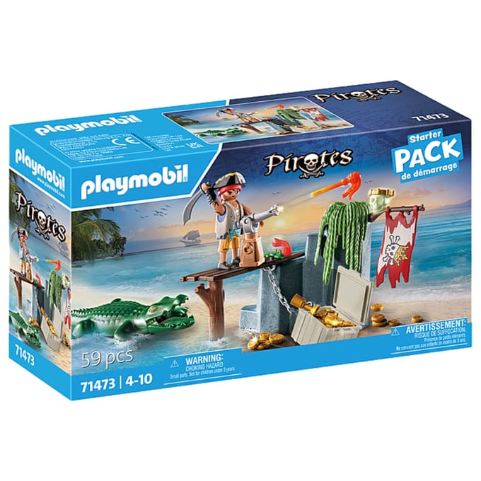 PLAYMOBIL Starter Pack Piraat met alligator - 71473