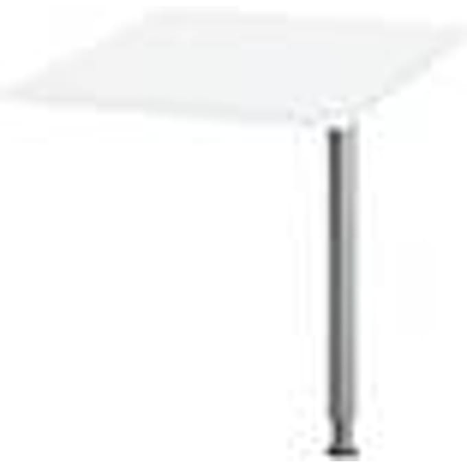Schäfer Shop Genius Verbindingsplaat, B 800 x D 800 mm, wit