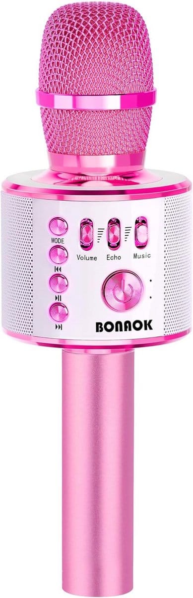 Draadloze Bluetooth Karaoke Microfoon - 3-in-1 Kindermicrofoon en Luidspreker