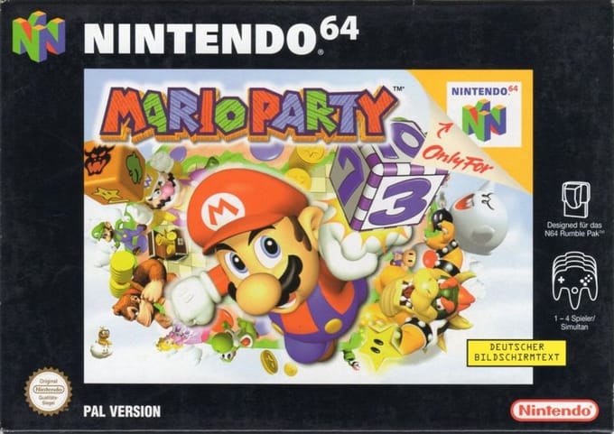 Mario Party - Nintendo 64 [N64] Game PAL