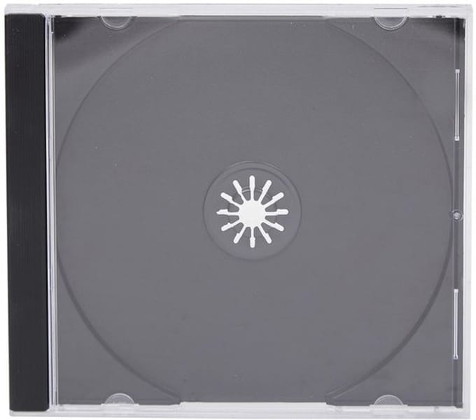 Dailygoody - Cd/Dvd Cases - Geschikt voor 1 Disc - Zwarte Inhoud - 10