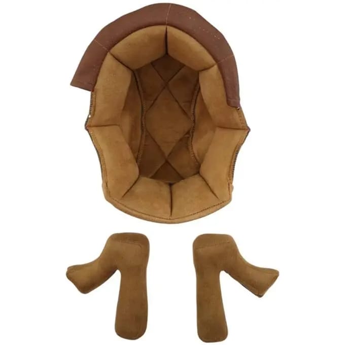 Zachte motorhelm wang- en mutsvoering Nox 510/Revenge