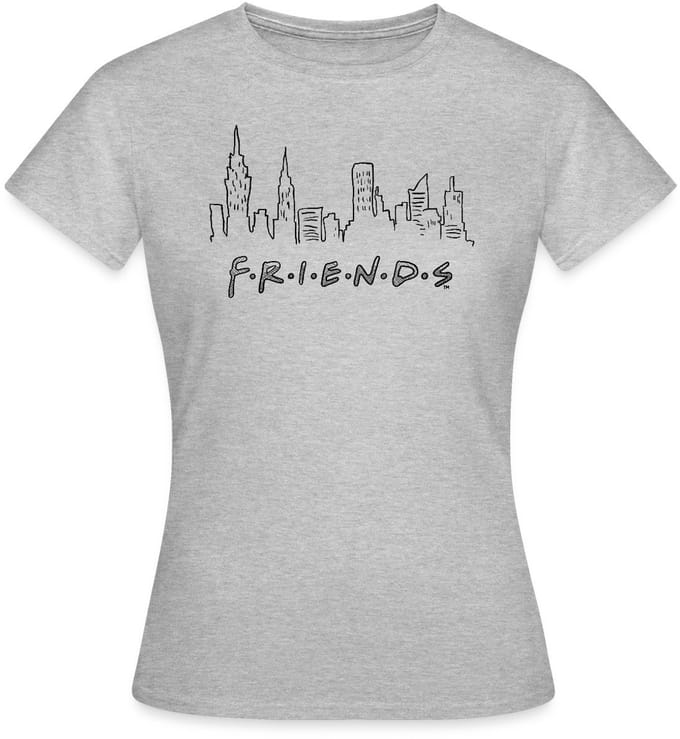 Friends New York Skyline T-Shirt Dames