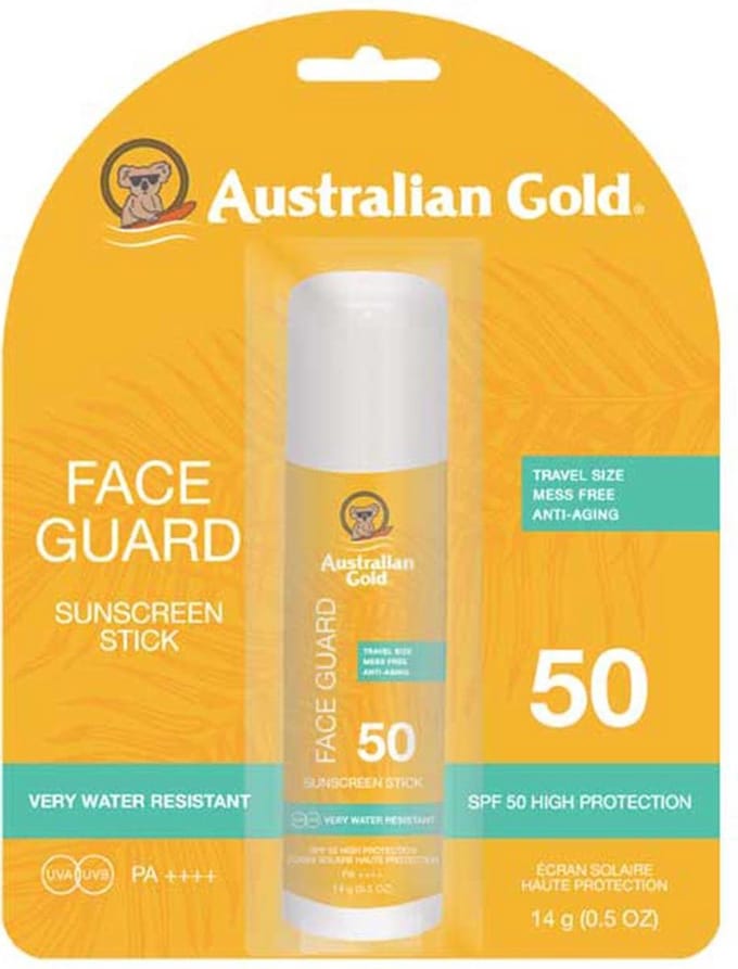 Australian Gold SPF 50 Face Guard Stick - 14 gr - zonnebrandcrème