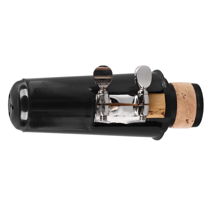 Klarinet Mondstuk Ligatuur Rietkap Muziekinstrument Accessoire voor Vervanging black