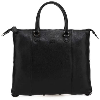 Gabs Leren Schoudertas G3 Plus TG Bull Black Shoulder Bag Nero Zwart