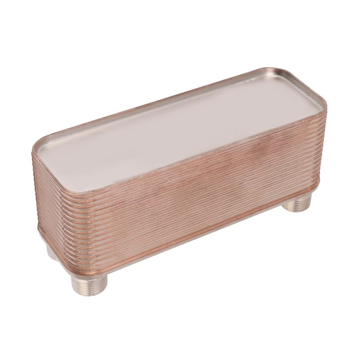 Plaatkoeler RVS Gesoldeerde Platenwarmtewisselaar Wortkoeler voor Bierwort Water white