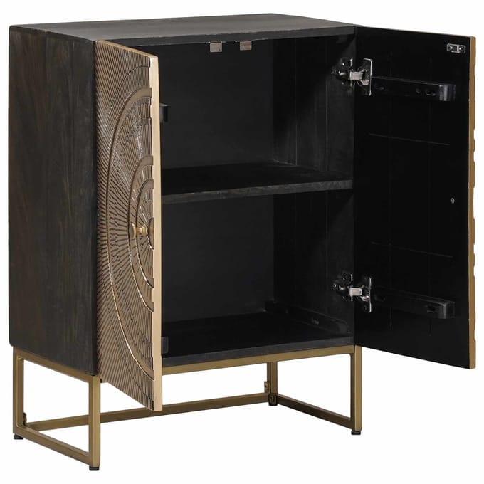 vidaXL - Dressoir - Koper - 53,5 - x - 30 - x - 70 - cm