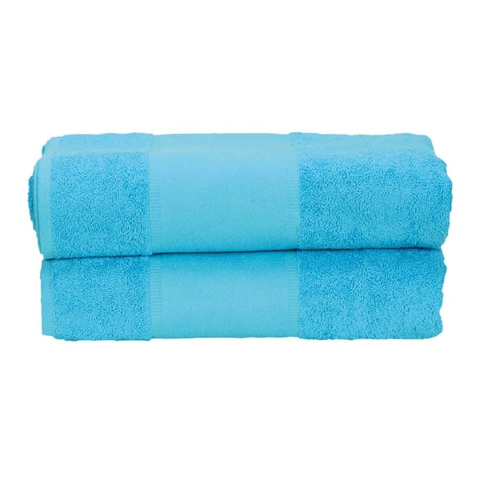 ARTG Print-Me-handdoek (Aqua Blauw)