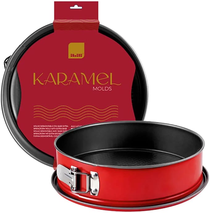 Ibili Karamelvorm En-basis 26 Cm Rood