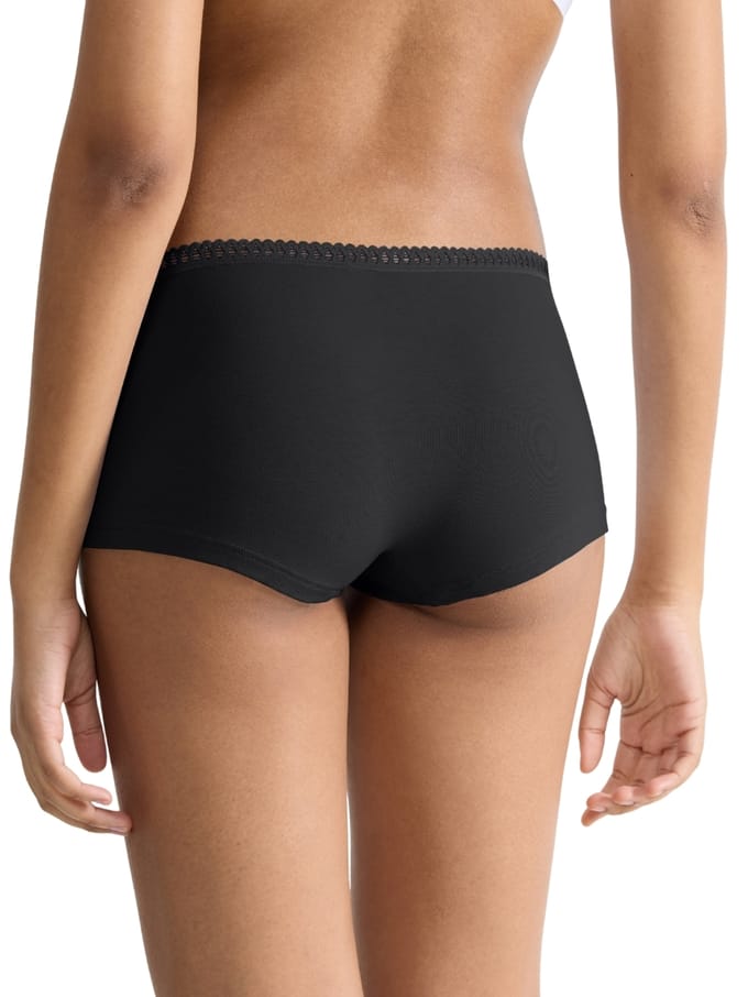 Sloggi Women GO Crush Short (3-pack) - dames boxer - zwart