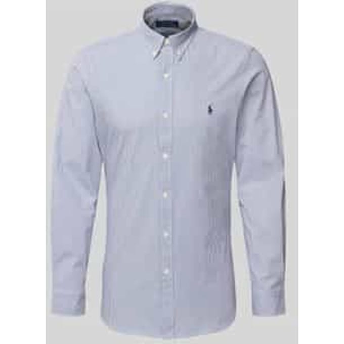 Slim fit vrijetijdsoverhemd met knoopsluiting