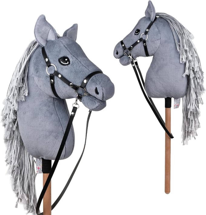 Stokpaard Spullen - Hobby Horse -Grijs