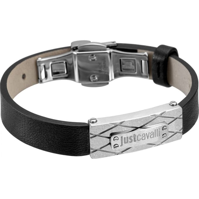 Just Cavalli Armband JCBR50040200 Heren Leather 200mm x 10mm
