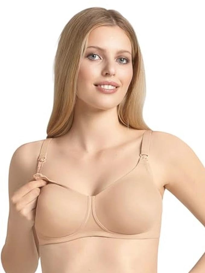 Basic Still BH zonder Beugel in Beige - Maat 80D
