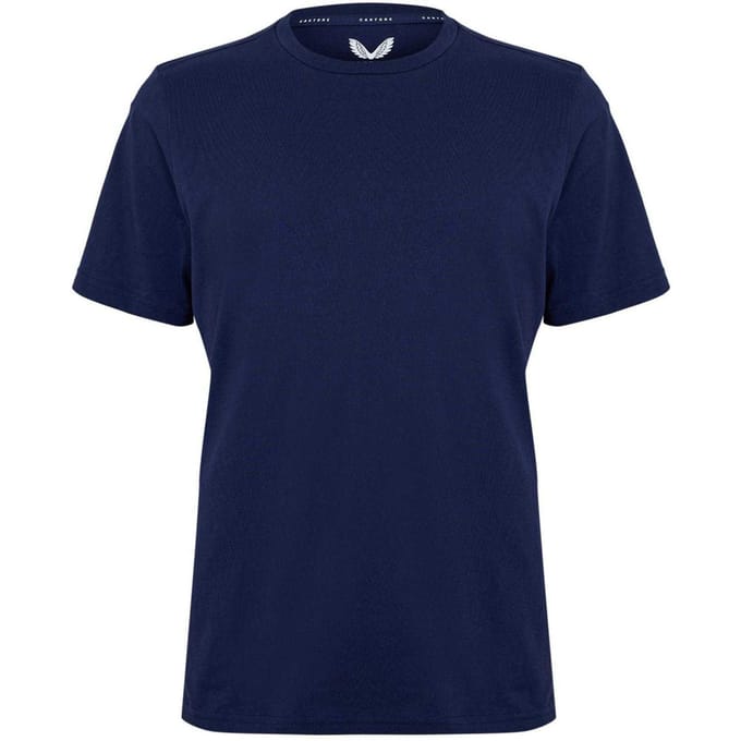 Castore Heren Vrijetijd T-shirt met korte mouwen (Peacoat)