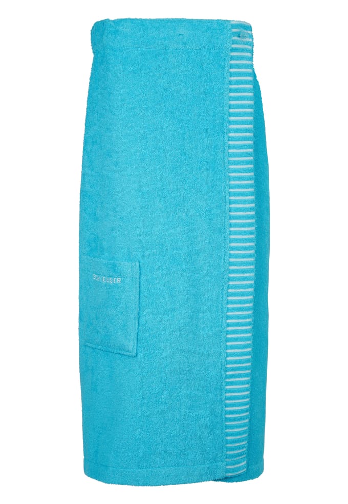 Saunahanddoekknopen turquoise - SCHIESSER Home 80*130
