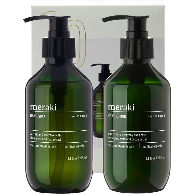 Meraki Gift Box, Cotton Haze, Hand Care, 275 ml + 275 ml