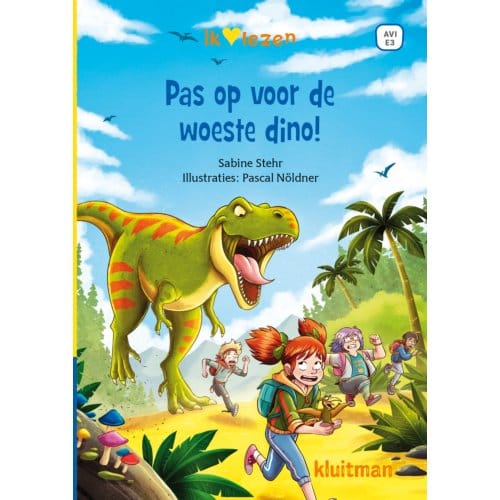 Ik hou van lezen. Pas op voor de woeste dino! (AVI-E3) Voorleesboeken
